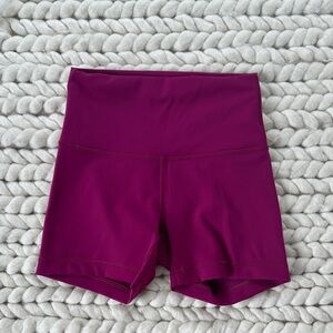 lululemon athletica Purple Bike Shorts